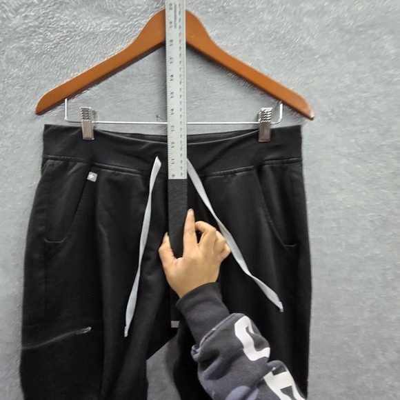 FIGS Women Scrub Pants M/P Black High Waisted Zamora Jogger PO#1557 - Picture 12 of 16